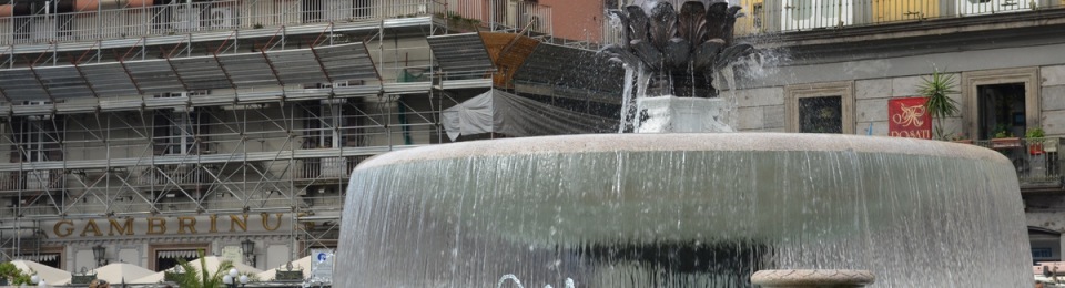 fontana del carciofo restaurata piazza trieste e trento